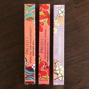 3 NEW Pacifica Roll-On Perfumes